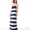 Vestido Longo Navy Sem Alças - Image 2