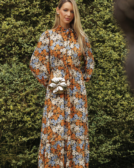 Vestido Longo Estampado