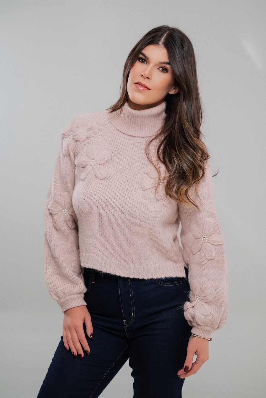 Blusa Pull Bordada - Imagem 4