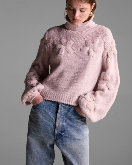 Blusa Pull Bordada