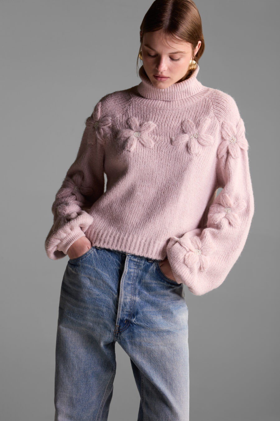 Blusa Pull Bordada